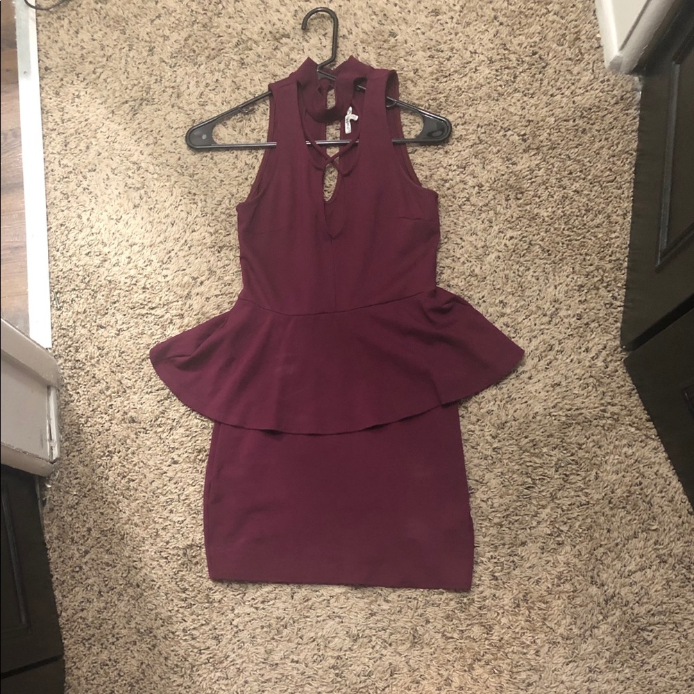 Charlotte Russe, medium, maroon cocktail dress